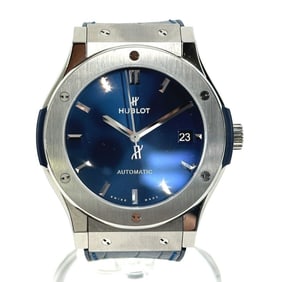 HUBLOT 511.NX.7170.LR Classic Fusion Watch Men's Titanium Blue