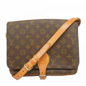 Louis Vuitton Shoulder Bag Monogram Cartesier GM M51252 Brown Ladies