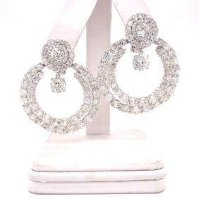 37.46 Ct. Sophia D Diamond Earrings