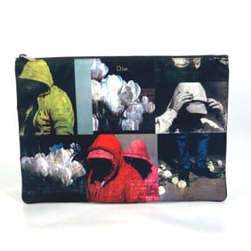 Christian Dior Dior François Barr Pouch Clutch Bag, Black, Men's, Like New, 2FBCA161XXQ