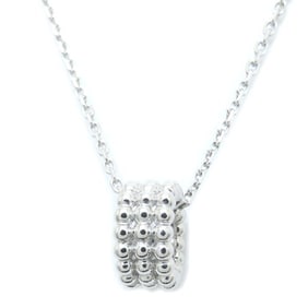 Van Cleef & Arpels Perlée 3-Row Necklace in 18K White Gold for Women, 294355