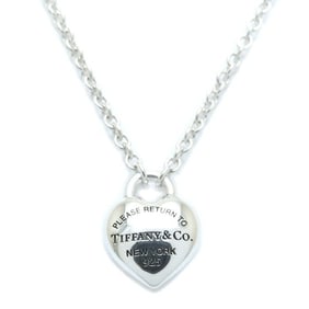 TIFFANY & Co. Return to Tiffany Full Heart Mini Necklace in Sterling Silver for Women, 294397