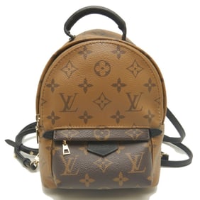 LOUIS VUITTON Monogram Reverse Palm Springs Backpack MINI M44872, Brown, Women's, 253281