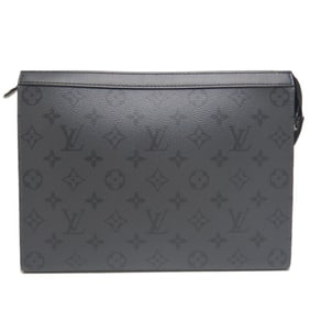 LOUIS VUITTON Monogram Eclipse Pochette Voyage M69535 Clutch Bag in Noir Gray for Men (Product Code: