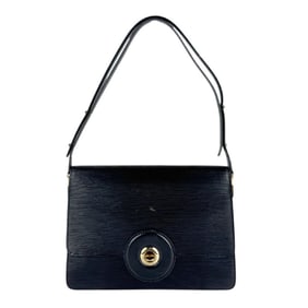 Louis Vuitton Epi Free Run Shoulder Bag in Leather, Noir, Women's, M52402 z7339