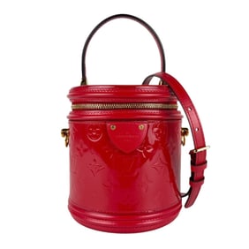 Louis Vuitton Monogram Vernis Cannes PM Handbag/Shoulder Bag in Rouge, Women's, M53998 z7247