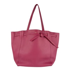 Celine Cabas Phantom Small Leather Handbag, Pink, Women's, Z7413