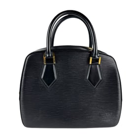 Louis Vuitton Epi Sablon Handbag in Leather, Noir, Women's, M52042 z7372