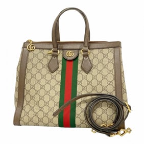 Gucci Ophidia Tote Bag 524537 Brown 2-Way for Women