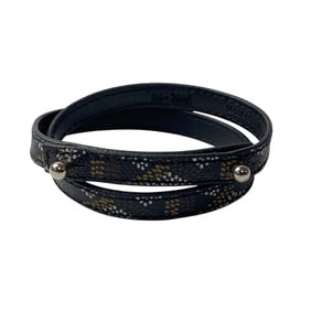 Goyard GOYARD Women's Herringbone Leather Bracelet, Takashimaya Exclusive