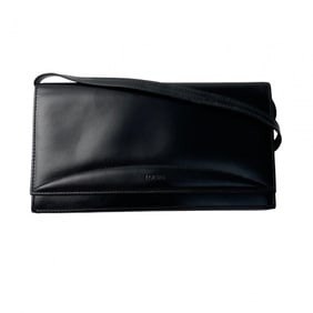 LOEWE Women's Black Leather Shoulder Bag/Pochette Crossbody Bag
