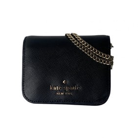 Kate Spade Women's Bifold Wallet Chain Shoulder Bag Crossbody