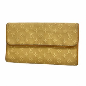 Louis Vuitton Monogram Mini Porte Tresor International Tri-fold Wallet M92444 Beige for Men and