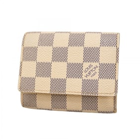 Louis Vuitton Damier Azur Envelope Carte de Visite Business Card Holder N61746 White for Men and