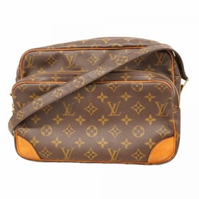 Louis Vuitton Monogram Nile Shoulder Bag M45244 Brown Women's