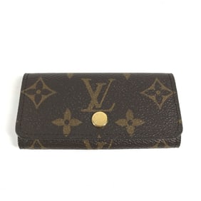 LOUIS VUITTON M69517 Monogram Multicle 4-Key Key Case, Canvas, Women's, Brown, Like New