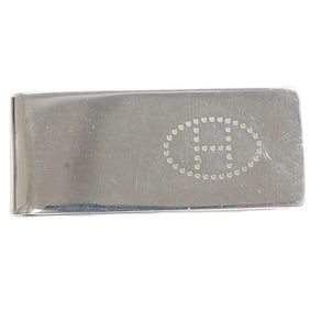 Hermes HERMES Money Clip H Evelyn Perforation Ag925 Silver