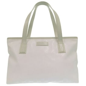 Gucci GG Imprime 211138 Tote Bag in White PVC (1364GUCCI)