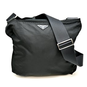 Prada Women's and Men's Shoulder Bag in Black Nylon