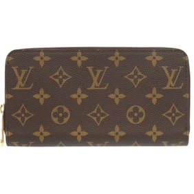 Unused Louis Vuitton Round Zippy Wallet Monogram M42616 Long LV 0017LOUIS VUITTON