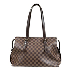 Louis Vuitton Chelsea Damier Tote Bag, Canvas N51119, Brown, Unisex