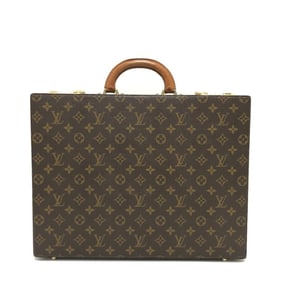 LOUIS VUITTON M53124 Monogram Crusher Briefcase, Canvas, Women's, Brown