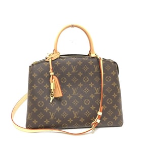 LOUIS VUITTON M45898 Grand Palais MM 2-Way Bag, Monogram Canvas, Brown, Like New