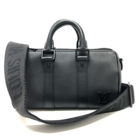 LOUIS VUITTON M80950 Aerogram Keepall XS 2-Way Shoulder Bag/Mini Boston Bag in Taurillon Leather,