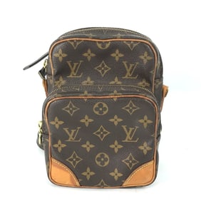 LOUIS VUITTON M45236 Monogram Amazon Pochette Shoulder Bag in Canvas, Brown, Women's