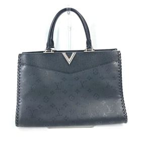 LOUIS VUITTON M54147 Monogram Very Zip Tote Bag, Leather, Women's, Noir, Black