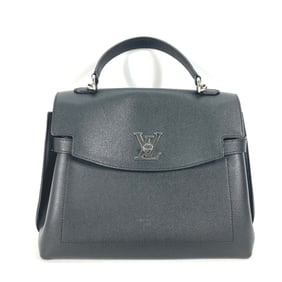 LOUIS VUITTON M51395 Lock Me Ever MM Tote Bag, Leather, Women's, Noir, Black