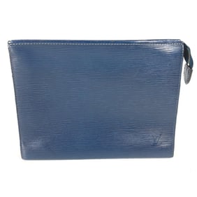 LOUIS VUITTON M41367 Epi Poche Toilette 26 Pouch Second Bag in Leather, Men's, Indigo Blue and Navy