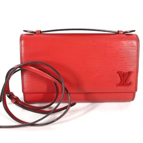 LOUIS VUITTON M54538 Epi Cléry 3-Way Bag, Handbag, Clutch Shoulder Leather, Women's, Coquelicot Red