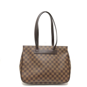 LOUIS VUITTON N51123 Parioli Shoulder Tote Bag, Damier Canvas, Women's, Ebene, Brown