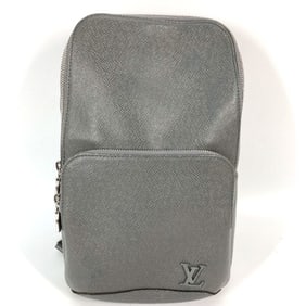 LOUIS VUITTON M30951 Taiga Avenue Sling Bag, Shoulder/Crossbody Leather, Men's, Gray