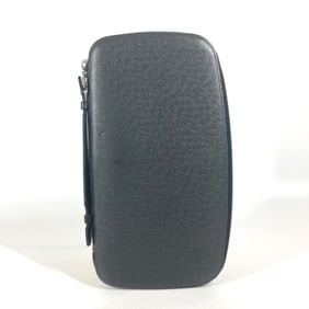 LOUIS VUITTON M30652 Taiga Organizer Atoll Handbag Travel Case Long Wallet Leather Men's Ardoise