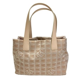 CHANEL Chanel Tote PM New Travel Line Bag Beige Women's