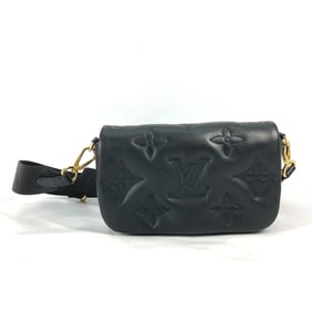 LOUIS VUITTON M81398 Monogram Bubblegram Wallet-on-Strap Long Wallet/Clutch Bag/2-Way Bag/Shoulder