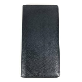 LOUIS VUITTON M58192 Portefeuille Brazza Bifold Wallet, Long Taurillon Leather, Women's, Black