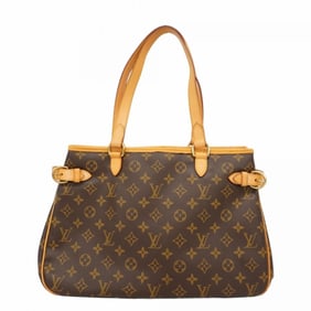 Louis Vuitton Monogram Batignolles Horizontal Tote Bag M51154 Brown Women's