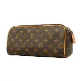 Louis Vuitton Pouch Monogram Doppkit M44494 Brown Ladies