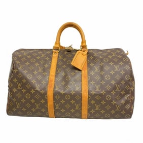 Louis Vuitton Boston Bag Monogram Keepall 50 M41426 Brown Men's Women's