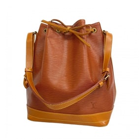 Louis Vuitton Shoulder Bag Epi Noe M44028 Kenya Brown Zipangu Gold Ladies