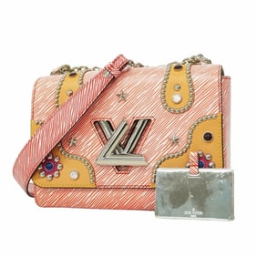 Louis Vuitton Shoulder Bag Epi Twist MM M54444 Red Women's