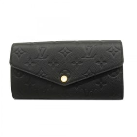 Louis Vuitton Long Wallet Monogram Empreinte Portefeuille Sarah M82257 Noir Ladies
