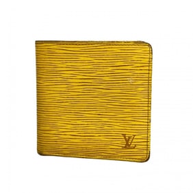 Louis Vuitton Wallet Epi Porte-Vie Carte Credit Monnaie M63549 Jaune Men's