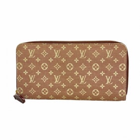 Louis Vuitton Long Wallet Monogram Idylle Zippy M63011 Sepia Ladies