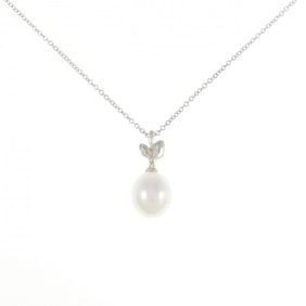 Tiffany Olive Leaf Pearl Necklace