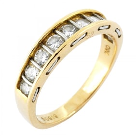 Cartier Ring Serenade 10PD K18YG Yellow Gold Diamond Size 11 Ladies