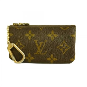 Louis Vuitton Wallet/Coin Case Monogram Pochette Cle M62650 Brown Men's Women's